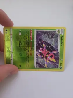 Pokemon TCG Ariados Silver Tempest 004/195 Reverse Holo Rare Grass Fresh - Image 4