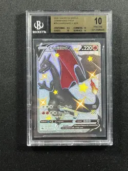 2020 Pokemon S & S Champion's Path Full Art Shiny Charizard V #79 BGS 10 - Image 1