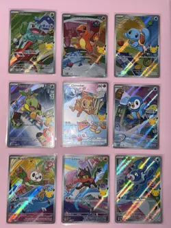 Pokemon TCG - First Partner Illustration Complete Set Gen 1, Gen 4, & Gen 7 - Image 3