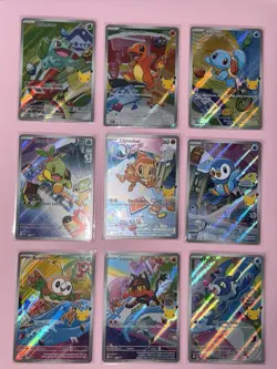 Pokemon TCG - First Partner Illustration Complete Set Gen 1, Gen 4, & Gen 7 - Image 4