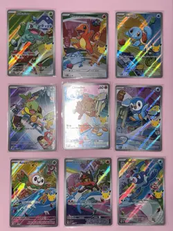 Pokemon TCG - First Partner Illustration Complete Set Gen 1, Gen 4, & Gen 7 - Image 5