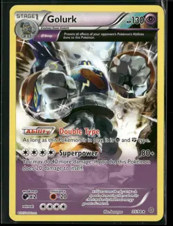 Golurk 35/98 Rare Ancient Origins Pokemon Moderately Played - Image 1