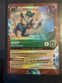 Disney Lorcana Cruise Line Set Of 5 Extremely Rare Promo Cards Treasure w/bag - Image 3