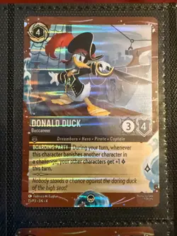 Disney Lorcana Cruise Line Set Of 5 Extremely Rare Promo Cards Treasure w/bag - Image 5