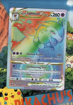 Pokemon TCG Hisuian Typhlosion VSTAR Astral Radiance Holo 193/189 Holo NM - Image 1
