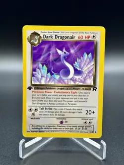 Pokemon TCG Dark Dragonair 33/82 Team Rocket 1st Edition Uncommon Near Mint - Image 1