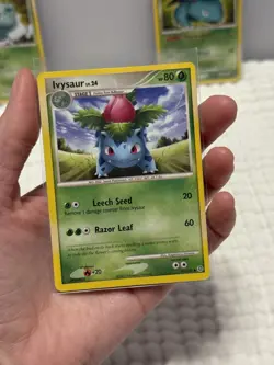 LP Pokemon Bulbasaur 77/132, Ivysaur 51/132 Venusaur 20/132 Non-holo set - Image 4