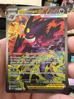 Mega Gengar ex Pokemon Ascended Heroes Special Illustration Rare SIR 284/217 NM - Image 1