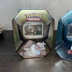 Pokemon Triple Whammy Tin Bundle Darkrai & Slaking Sealed - Image 2