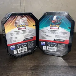 Pokemon Triple Whammy Tin Bundle Darkrai & Slaking Sealed - Image 4
