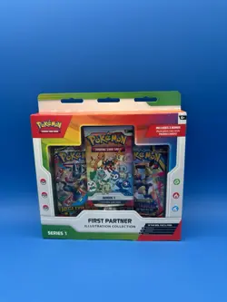 Pokemon TCG First Partner Illustration Collection Box Series 1 New/Sealed - Image 1