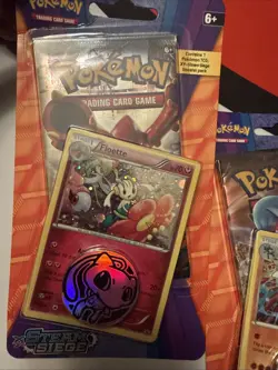 POKEMON TCG XY: STEAM SIEGE BLISTER PACK LUCARIO & FLOETTE BLACK STAR PROMO LOT - Image 2