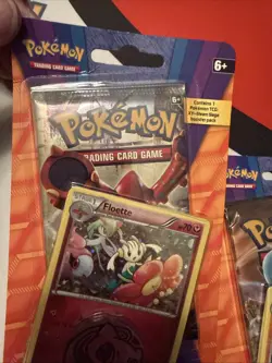 POKEMON TCG XY: STEAM SIEGE BLISTER PACK LUCARIO & FLOETTE BLACK STAR PROMO LOT - Image 3