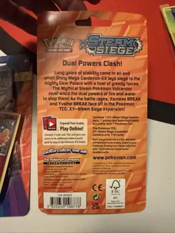 POKEMON TCG XY: STEAM SIEGE BLISTER PACK LUCARIO & FLOETTE BLACK STAR PROMO LOT - Image 5