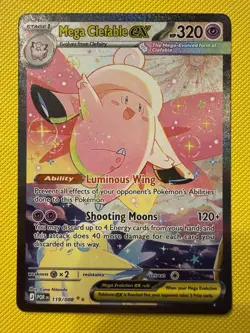 2026 Mega Clefable Ex SIR 119/088 Pokemon TCG Perfect Order - Image 1