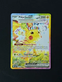 Pokemon Pikachu ex 238/191 SVP Full Art Secret Rare Surging Sparks Near Mint - Image 1