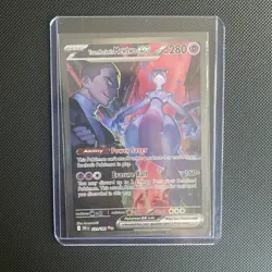 Pokemon TCG Team Rocket's Mewtwo ex 231/182 Sv10 Destined Rivals Holo - Image 1