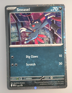 Pokemon Sneasel (Cosmos Holo) 020 Me: Mega Evolution Black Star Promo - Image 1