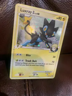 Pokemon TCG Luxray GL holo 9/111 Rising Rivals (DMG) - Image 2