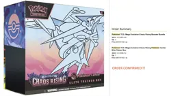 Pokemon TCG Chaos Rising PC Exclusive ETB IN HAND - Image 2