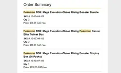 Pokemon TCG Chaos Rising PC Exclusive ETB IN HAND - Image 5