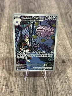 Pokemon TCG - Team Rocket's Weezing 199/182 Illustration Rare Destined Rivals NM - Image 1