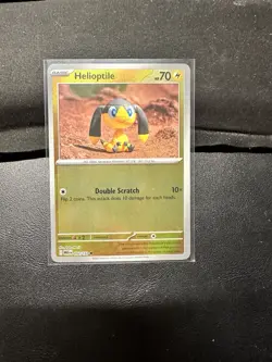 Helioptile 052/132 Common Mega Evolution Pokemon Reverse Holo Near Mint - Image 1