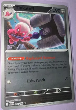 Tinkatuff 097/132 Common Mega Evolution Pokemon Reverse Holo NM - Image 1