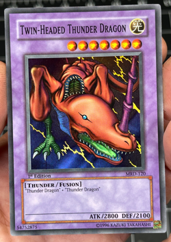 Yu-Gi-Oh 1st Edition Twin-Headed Thunder Dragon MRD-120 -ENGLISH - NM - Image 1