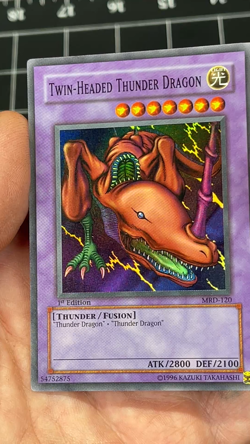 Yu-Gi-Oh 1st Edition Twin-Headed Thunder Dragon MRD-120 -ENGLISH - NM - Image 2