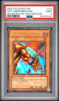 2002 #123 LEFT ARM OF THE FORBIDDEN ONE PSA 9 - Image 1