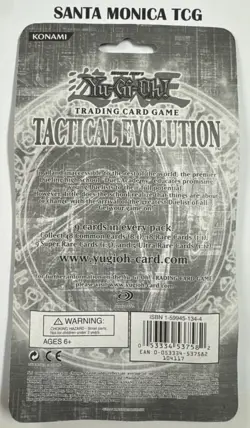 Yugioh Tactical Evolution blister pack 1st edition Sealed Booster - Image 2
