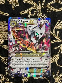 Pokemon TCG M Aggron EX Ultra Rare Primal Clash Card 94/160 LP Condition - Image 2