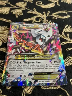 Pokemon TCG M Aggron EX Ultra Rare Primal Clash Card 94/160 LP Condition - Image 3