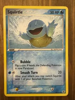 Pokemon TCG Squirtle FireRed & LeafGreen Card 83/112 Regular - MINT CONDITION - Image 1