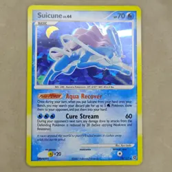 Suicune Lv. 44 Secret Wonders Holo 2007 Pokemon Trading Card 19/132 TCG LP - Image 1