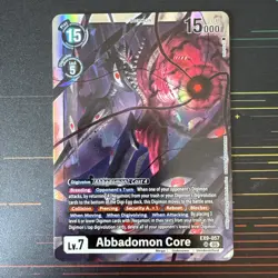EX9-057 Abbadomon Core : Super Rare Digimon Card : EX09: Versus Monsters - Image 1
