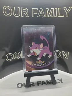 Rattata Holo BLUE Logo 1999 Topps TV Series 1 Pokemon Card - Image 1