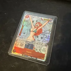 One Piece Trading Card Game Nami Manga Alt Art Rare PRB-01 English OP01-016 - Image 3