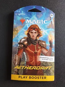 Magic The Gathering Aetherdrift play booster pack, 14 cards, new in package - Image 1