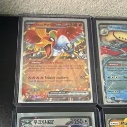Pokemon TCG GX EX Holo 8-Card Lot: Ho-Oh, Milotic, Weavile, Glaceon, Raikou + - Image 2