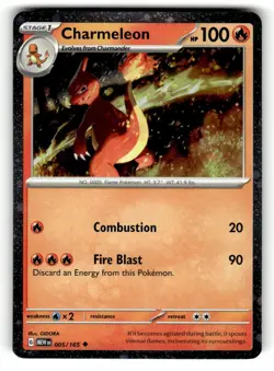 Charmeleon - (Cosmos Holo) Miscellaneous Cards & Products Holo Promo 005/165 NM - Image 1