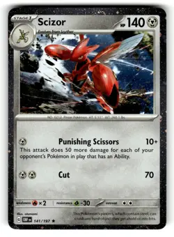 Scizor - (Cosmos Holo) Miscellaneous Cards & Products Holo Promo 141/197 NM - Image 1
