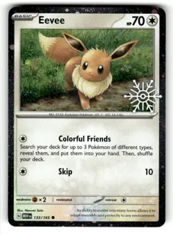 Eevee (Holiday Calendar) Miscellaneous Cards & Products Holo Common 133/165 NM - Image 1