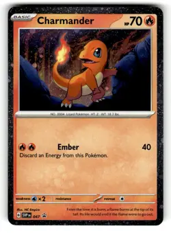 Charmander - (Cosmos Holo) SV: Scarlet & Violet Promo Cards Holo Promo 047 NM - Image 1