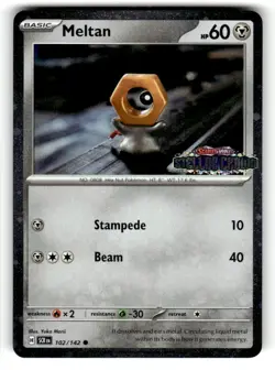Meltan (Stellar Crown Stamped) Misc Cards & Products Holo Common 102/142 NM - Image 1