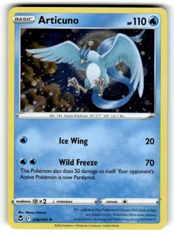 Articuno (Cosmos Holo) Miscellaneous Cards & Products Holo Promo 036/195 NM - Image 1