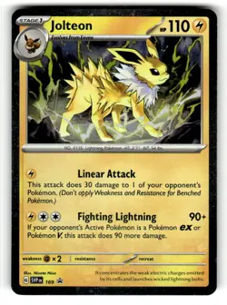Jolteon - (Cosmos Holo) SV: Scarlet & Violet Promo Cards Holo Rare 169 NM - Image 1