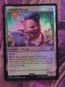Delivery Moogle 15 Uncommon FINAL FANTASY Magic: The Gathering Foil Near Mint - Image 1