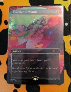 Crucible of Worlds Galaxy Foil Secret Lair Drop Series NM Condition - Image 1